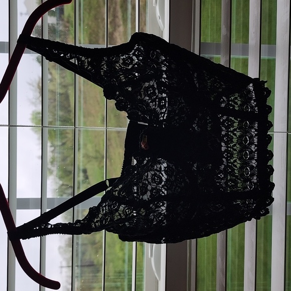 PINK Victoria's Secret Other - Black lace bustier.